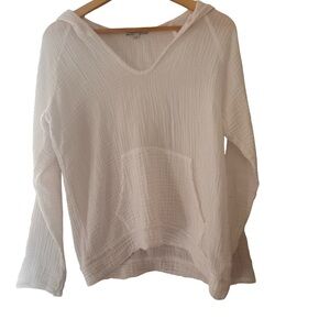 Michael Stars White Arlo Hoodie - Size XS 💛